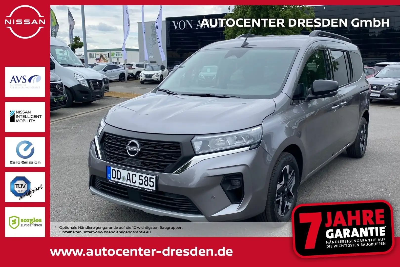 Nissan Townstar Kombi DIG-T 130 L2 Tekna Navi+SHZ+360 Grau - 1