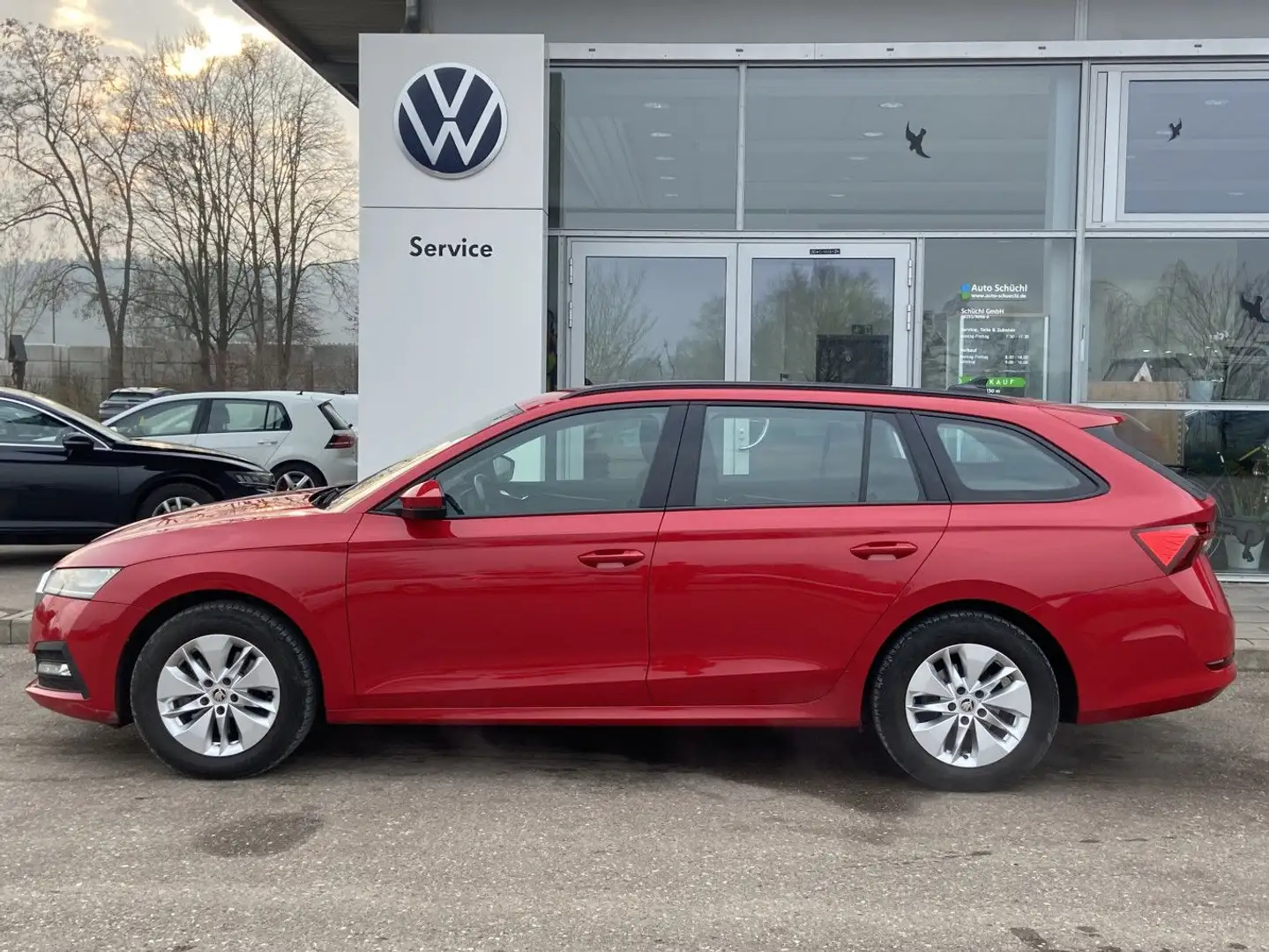 Skoda Octavia 2.0 TDI DSG 4x4 NAVI-COLUMBUS+LED+AHK+SM Rot - 2