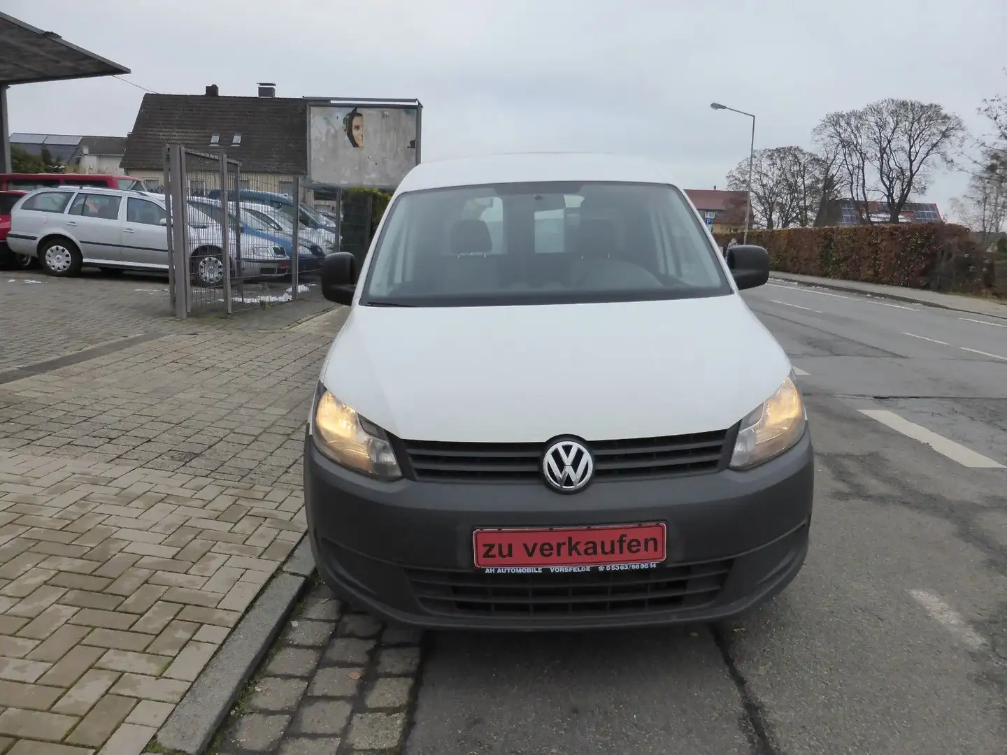 Volkswagen Caddy Kasten 1,6L TDI Klima,AHK,eFh,Tagfahrlicht Weiß - 2