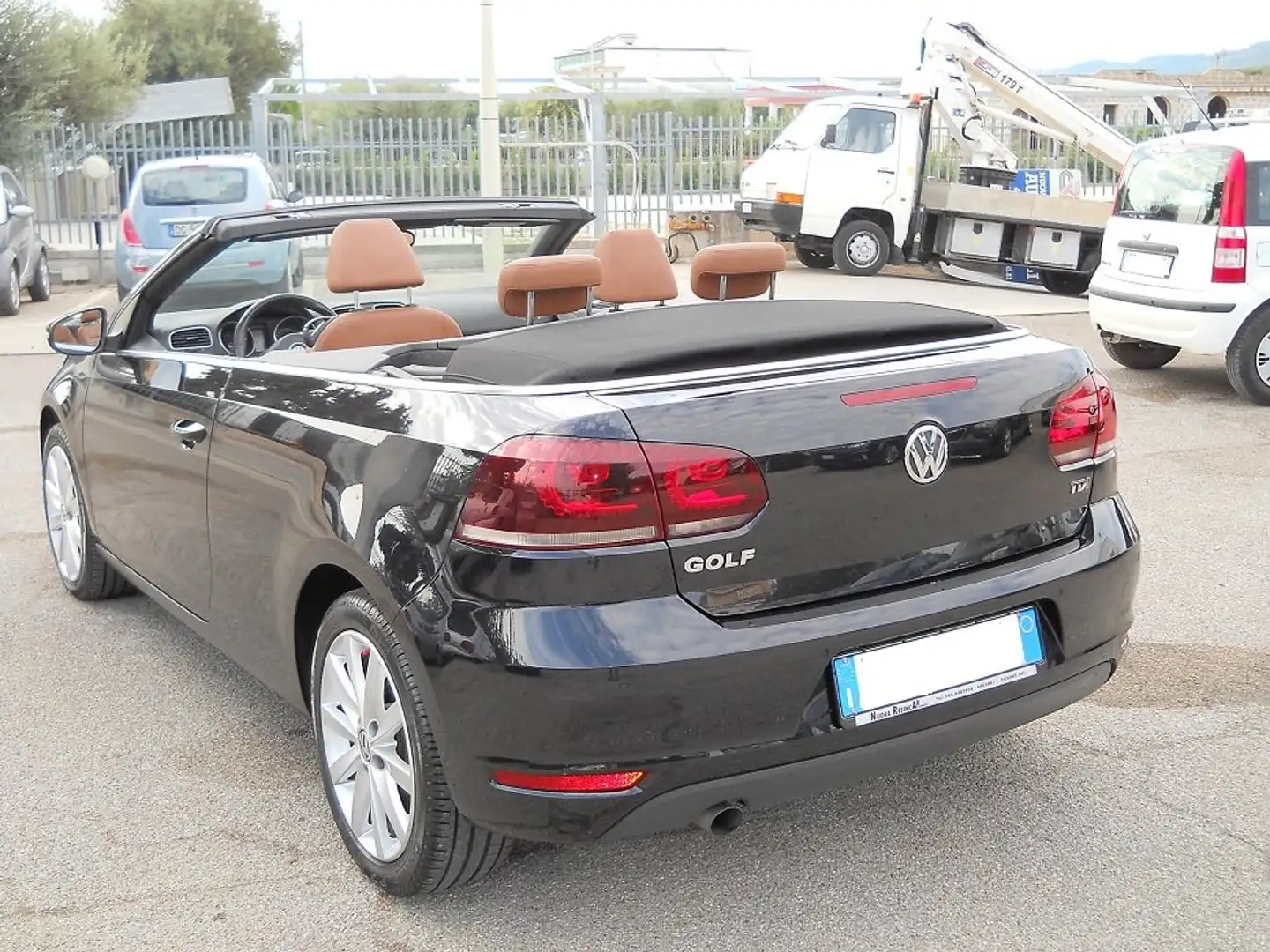 Volkswagen Golf Golf VI Cabrio 1.6 tdi 105cv STUPENDA ! Nero - 2