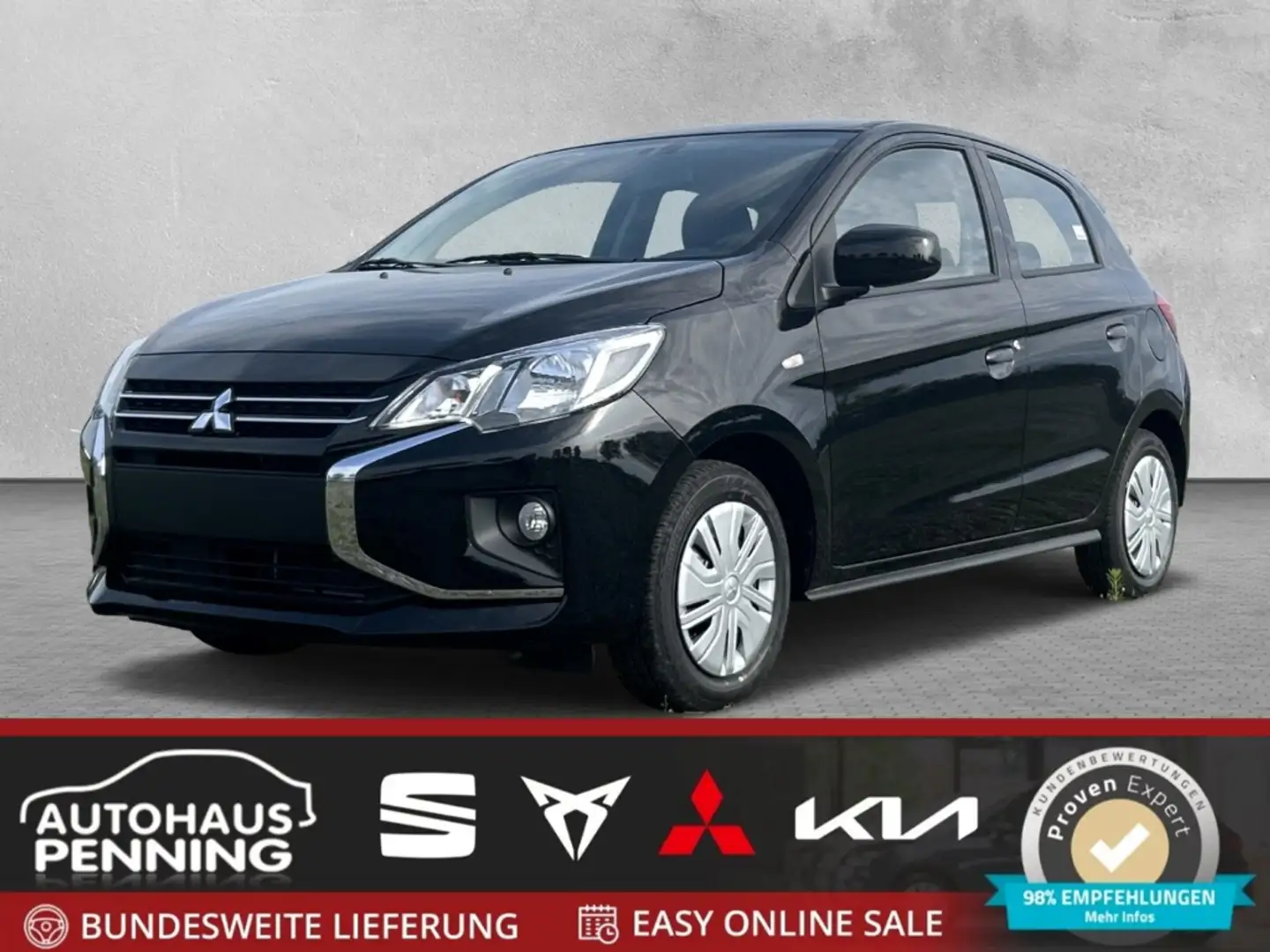 Mitsubishi Space Star / UPE: 16.730,- € / 1,2l SELECT KLIMA ISOFIX DAB+ Nero - 1