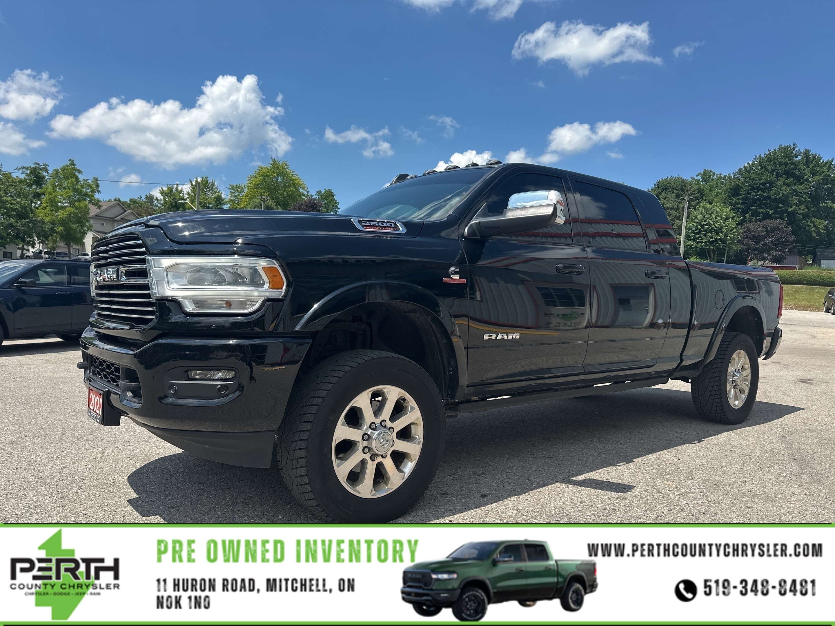 Black 2022 RAM 2500 Pickup Truck Four-Wheel Drive Automatic