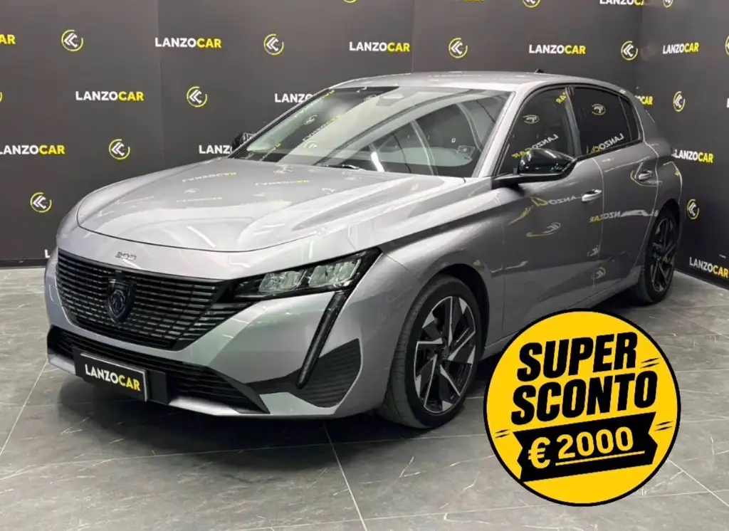 Peugeot 308, 1.2 130CV BERLINA ALLURE PACK *DIVERSI COLORI*, colore grigio, 2024, benzina | usata in vendita da LANZOCAR
