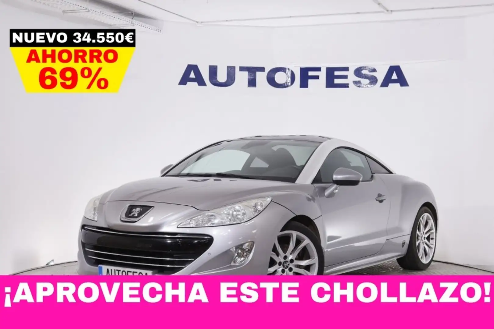 Peugeot RCZ 1.6 THP 156cv 2P # PARKTRONIC Gris - 1