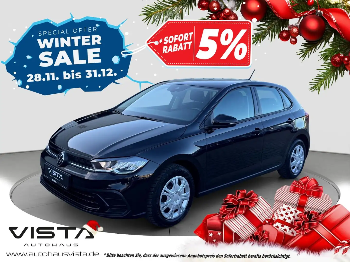 Volkswagen Polo Life 1.0 TSI IQ-DRIVE*ACC*APP-CONNECT*SHZ Negro - 1