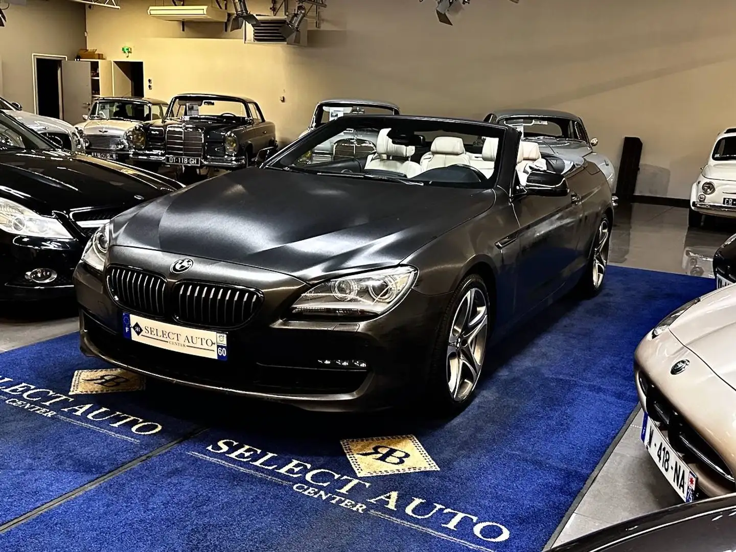 BMW 640 II (F12) 640iA 320ch Exclusive Gris - 1