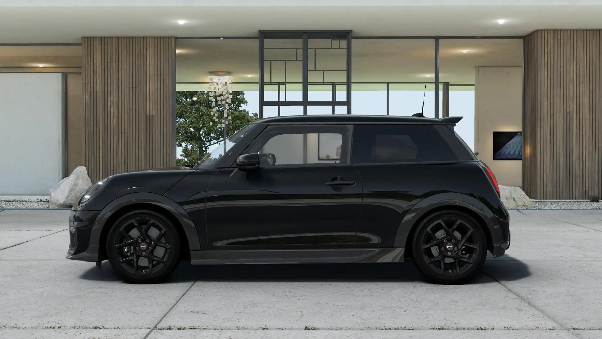 MINI Cooper C Pakket M | John Cooper Works uitvoering | Actie Zwart - 2