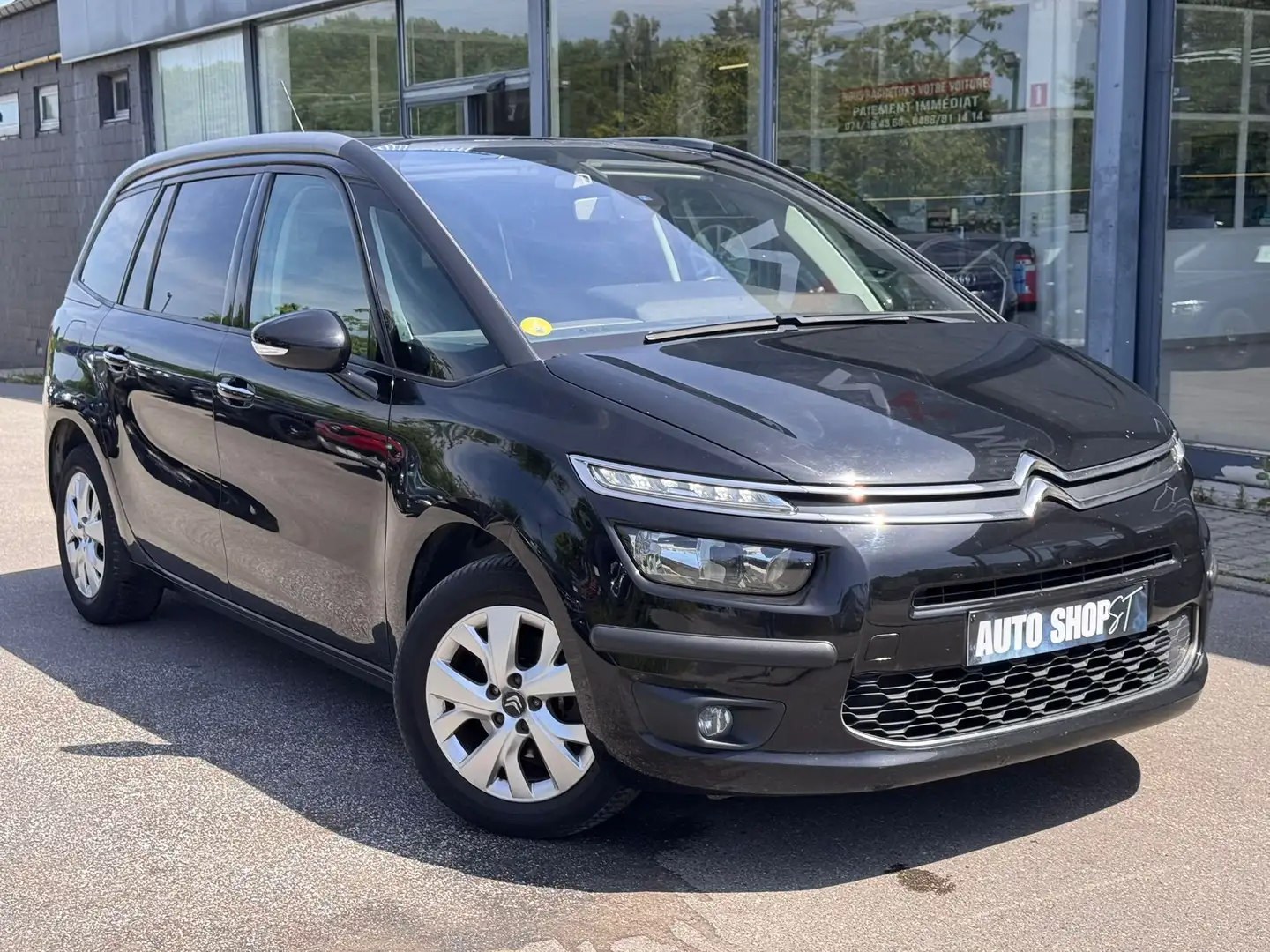 Citroen C4 Picasso 🟩1.6 HDI 116CV - BOITE AUTO - 7 PLACES - CAMERA Noir - 1
