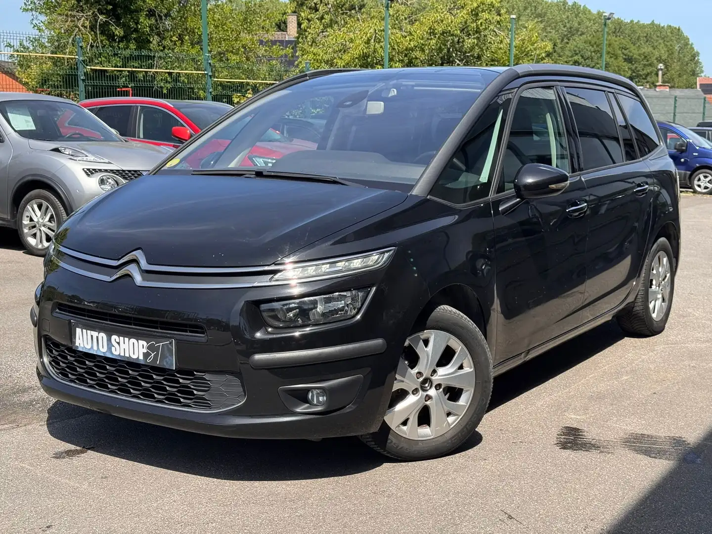Citroen C4 Picasso 🟩1.6 HDI 116CV - BOITE AUTO - 7 PLACES - CAMERA Noir - 2