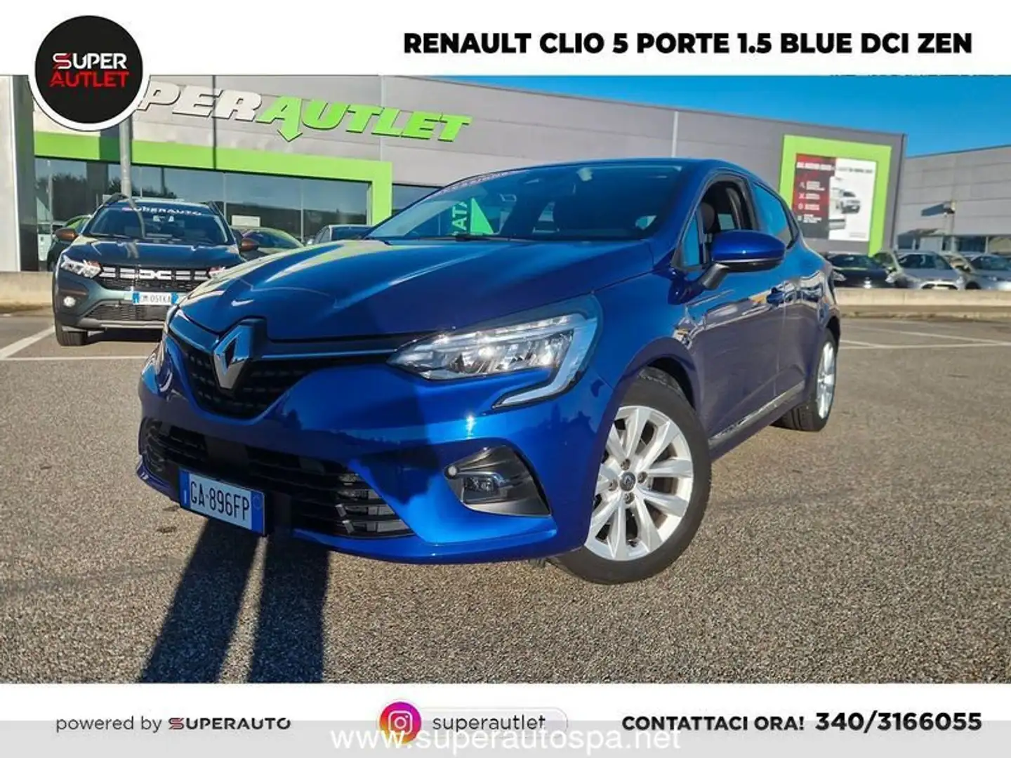Renault Clio 5 Porte 1.5 Blue dCi Zen Niebieski - 1