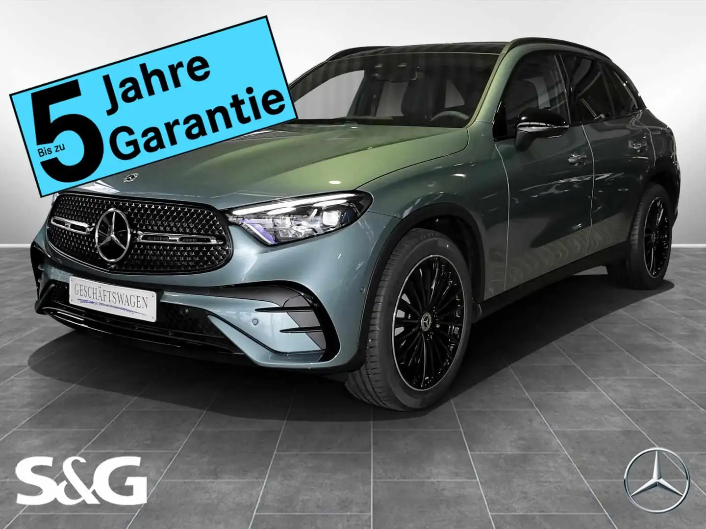 Mercedes-Benz GLC 300 4M AMG MBUX+360°+DIG-LED+Pano+AHK+Night Silber - 1