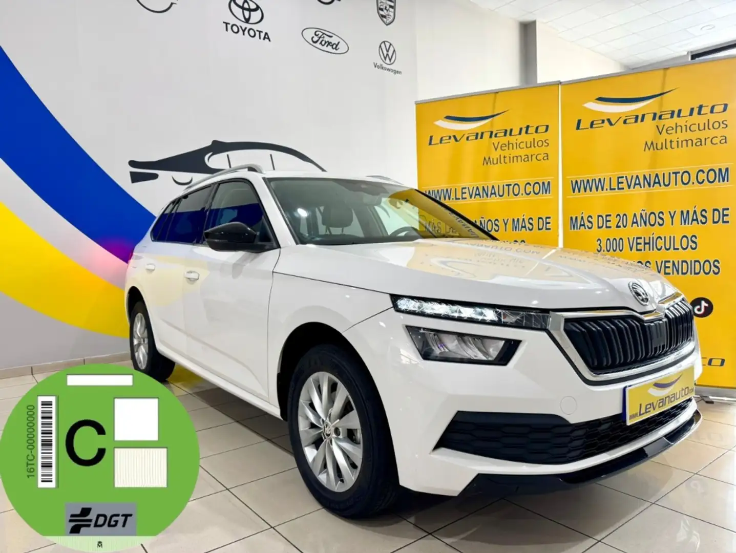Skoda Kamiq 1.0 TSI Ambition 81kW DSG Blanc - 1