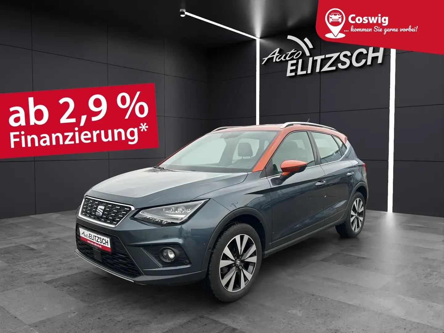SEAT Arona TSI FR DSG LED ACC AHK SH PDC Beats SeatConnect... Grau - 1