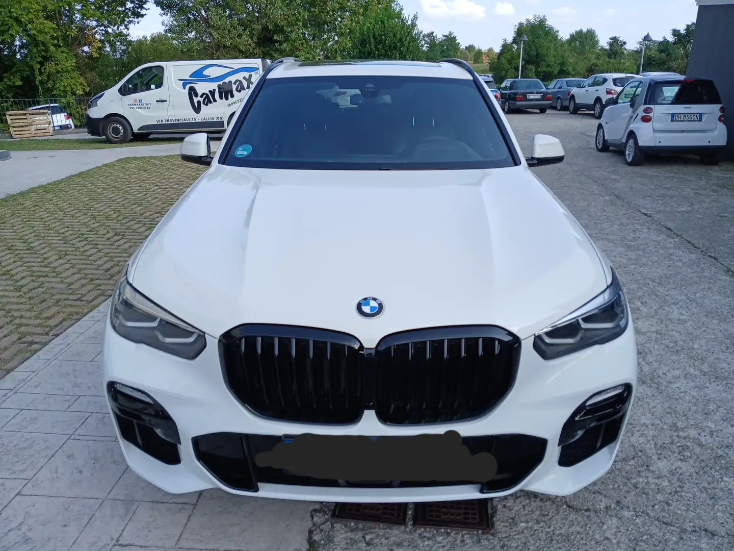 BMW X5 X5 xdrive30d mhev 48V Msport auto Bianco - 2