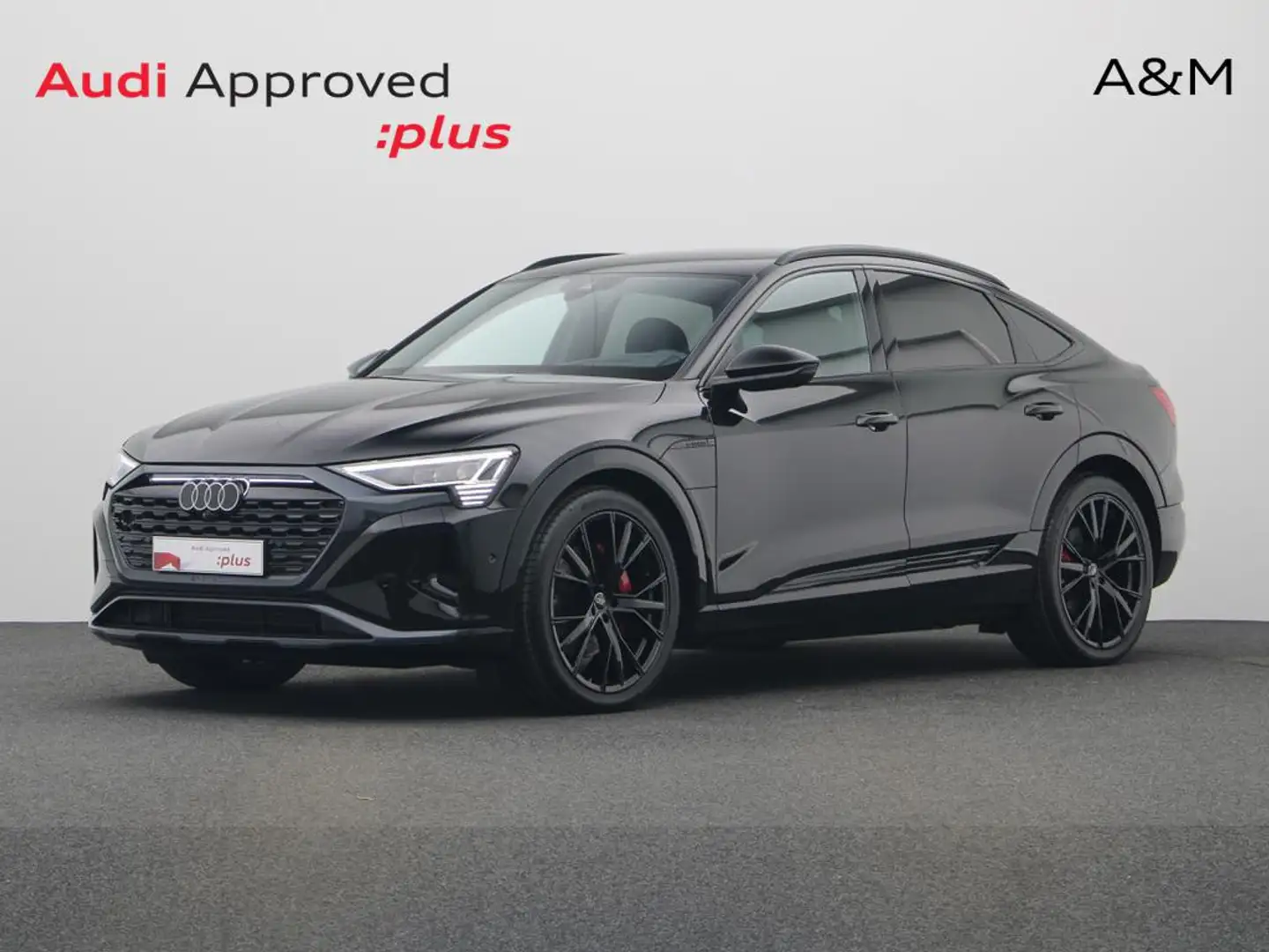 Audi Q8 e-tron Sportback S-LINE 106 kWh 55 QUATTRO 408 PK  300 kW Negro - 1