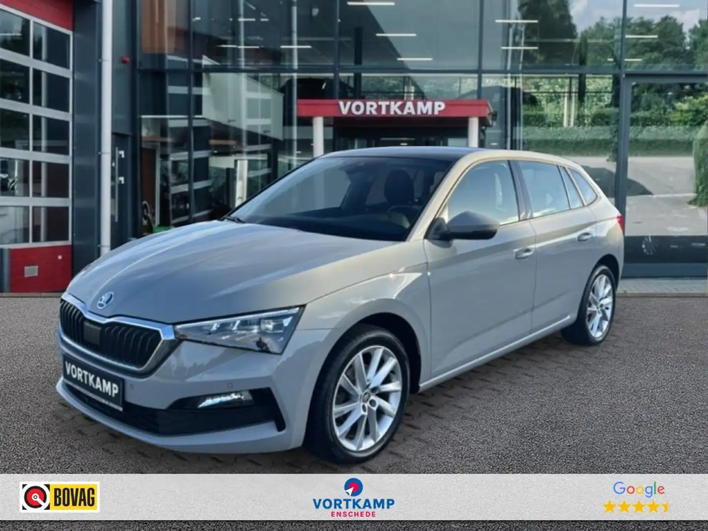 Skoda Scala 1.0 TSI DSG STYLE GLAS-DAK/CAMERA/NAVI/CARPLAY/ACC Grau - 1