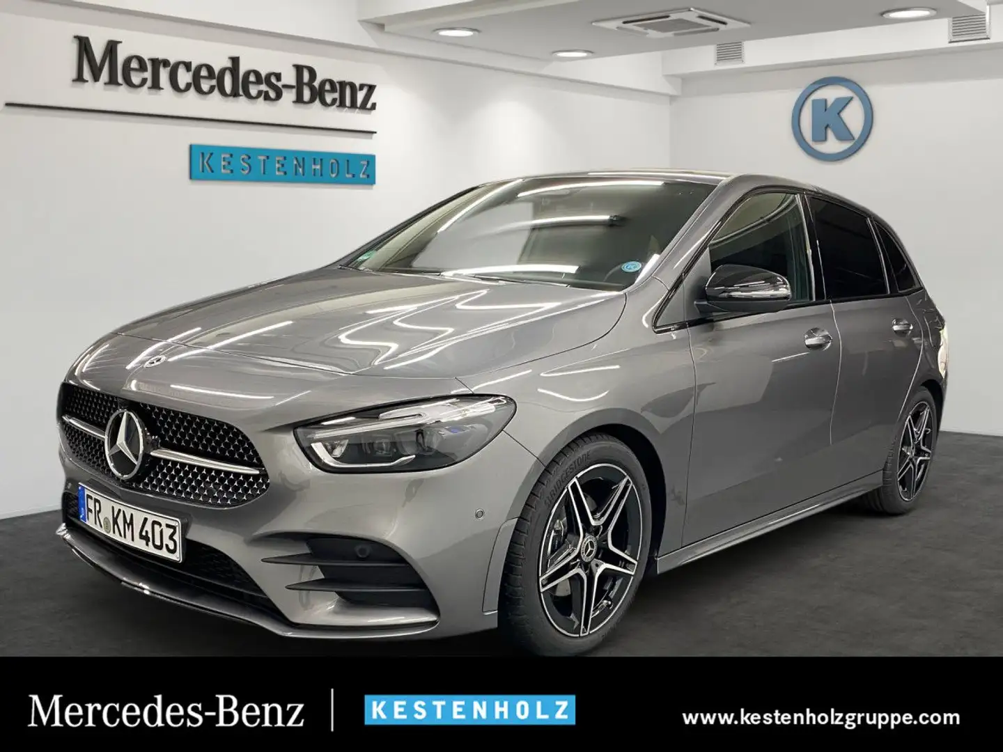 Mercedes-Benz B 200 d AMG+NIGHT+AHK+MULTI+DISTR+PARK Szürke - 1
