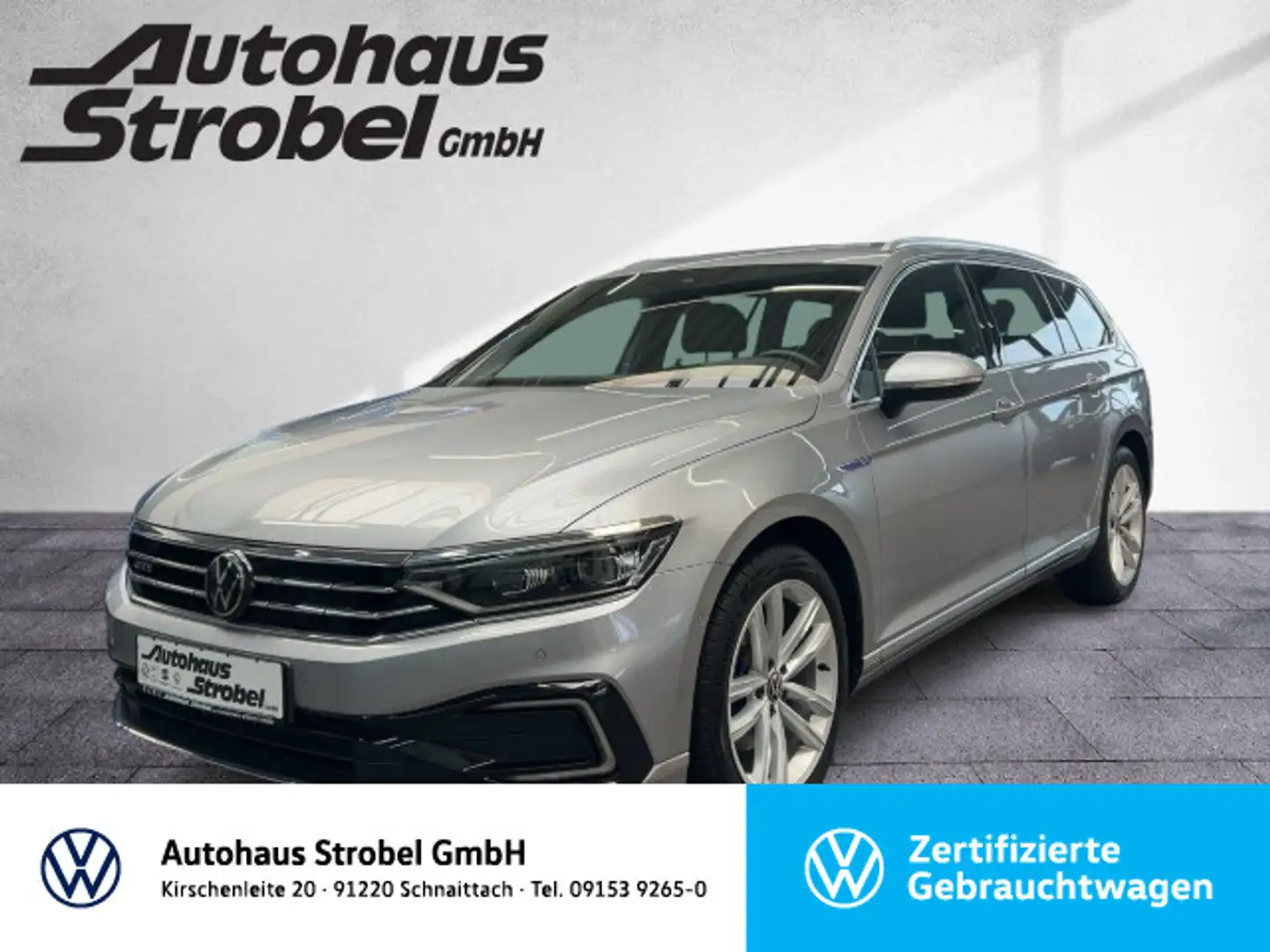 Volkswagen Passat Variant GTE 1.4 TSI DSG AHK ACC LED-Matri Silber - 1