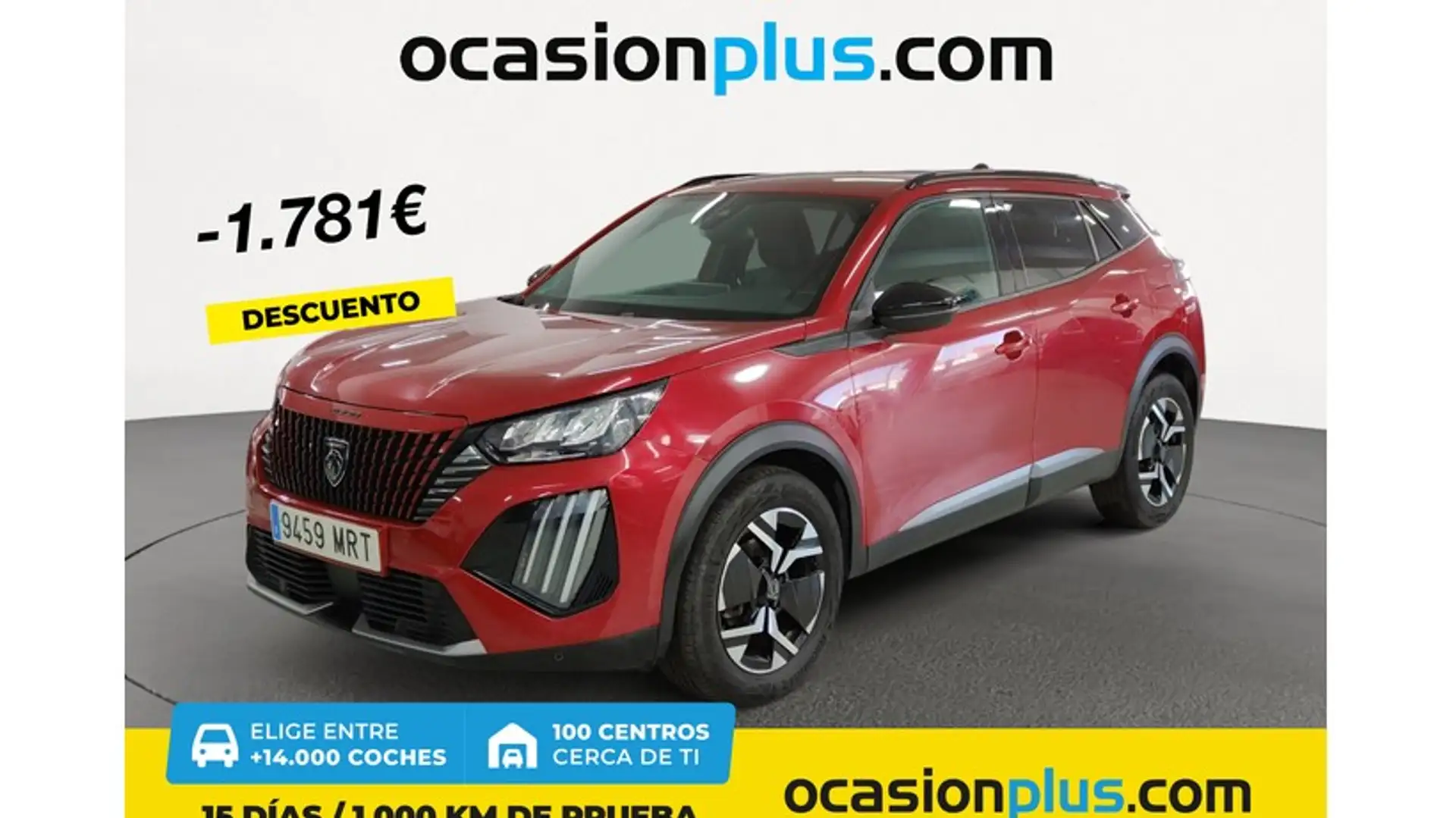 Peugeot 2008 1.2 PureTech S&S Allure EAT8 130 Rouge - 1