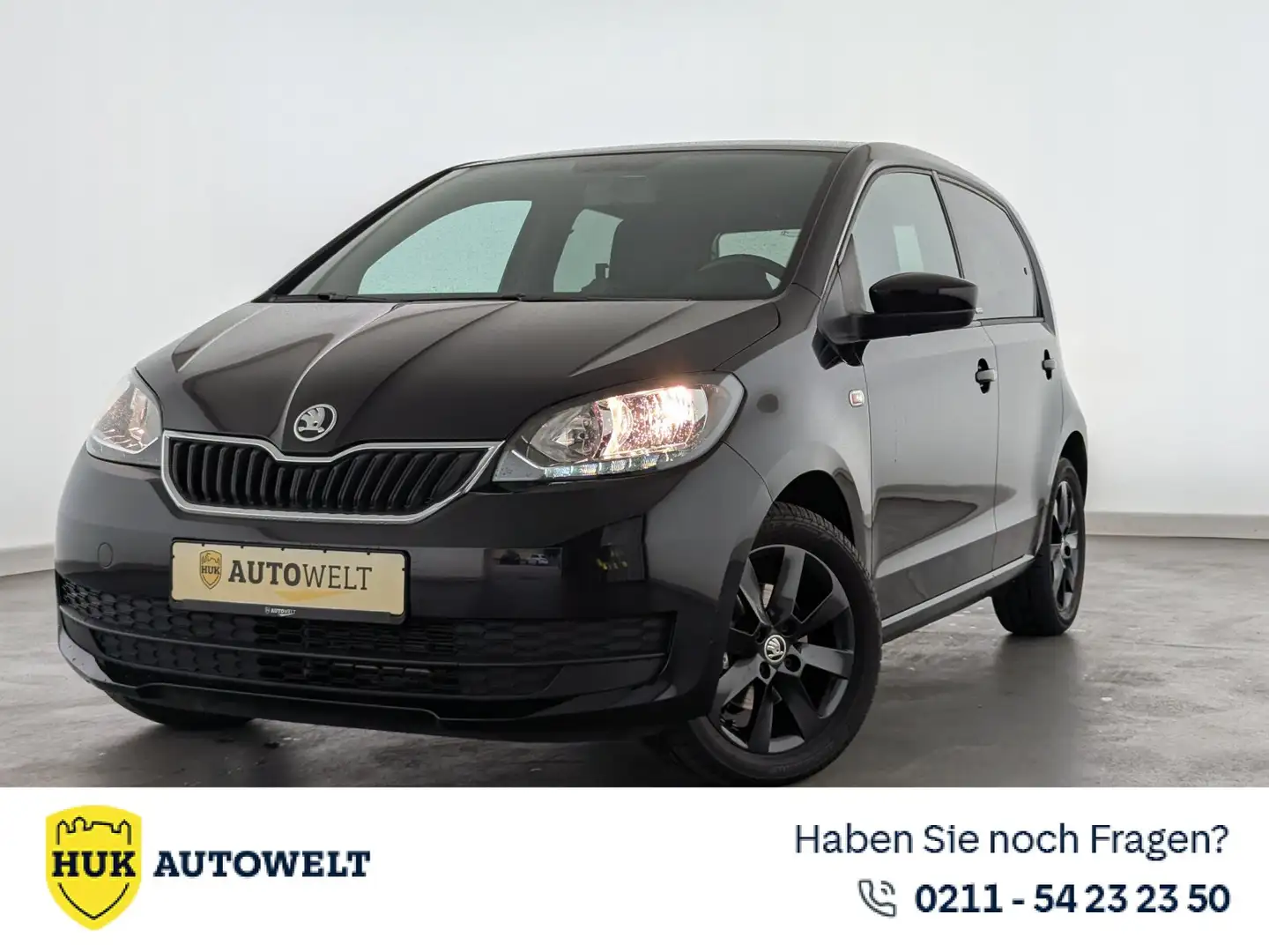 Skoda Citigo Citigo 1.0 Clever RADIO+KLIMA+AUX+ Klima/BC/eFH. Schwarz - 1