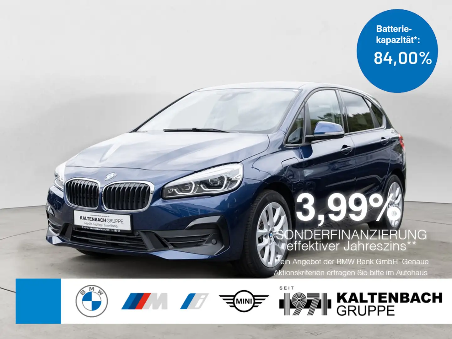 BMW 225 xe Active Tourer Advantage FACEL. LED NAVI Blau - 1