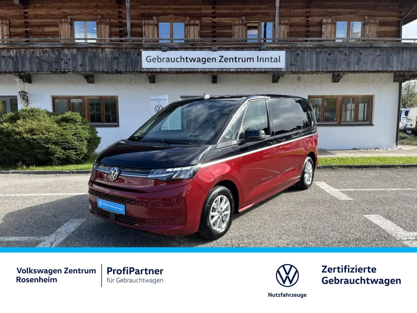 Volkswagen T7 Multivan Life 2,0 TDI DSG KÜ (LED+AHK+Navi) Klima Navi Zwart - 1