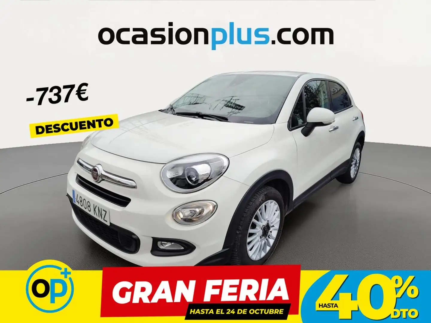 Fiat 500X 1.6Mjt Lounge 4x2 DDCT 88kW Blanco - 1
