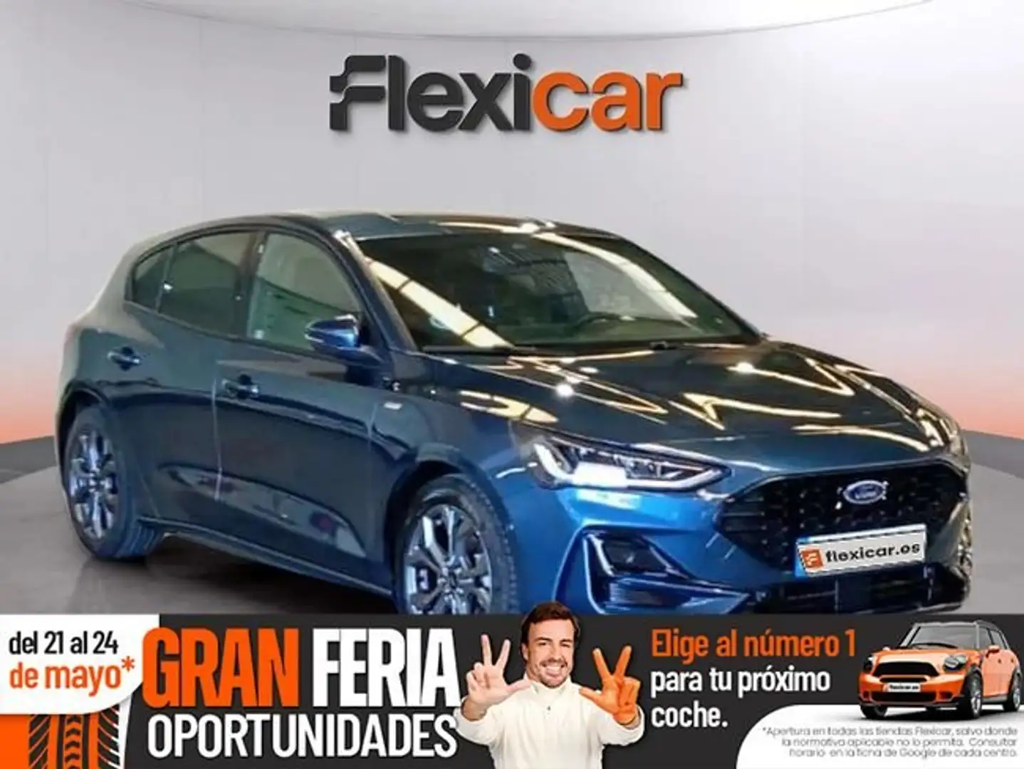 Ford Focus 1.0 Ecoboost MHEV 114kW ST-Line Auto Azul - 1