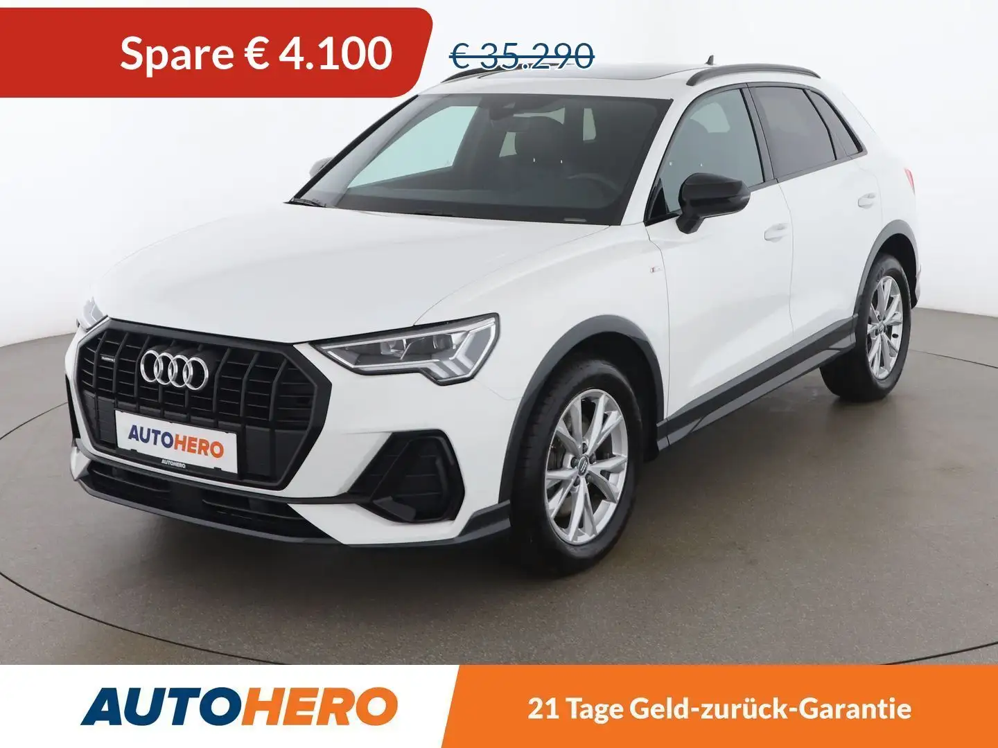 Audi Q3 40 TDI quattro S Line Aut. *ACC*NAVI*TOT*SPUR*PANO Weiß - 1