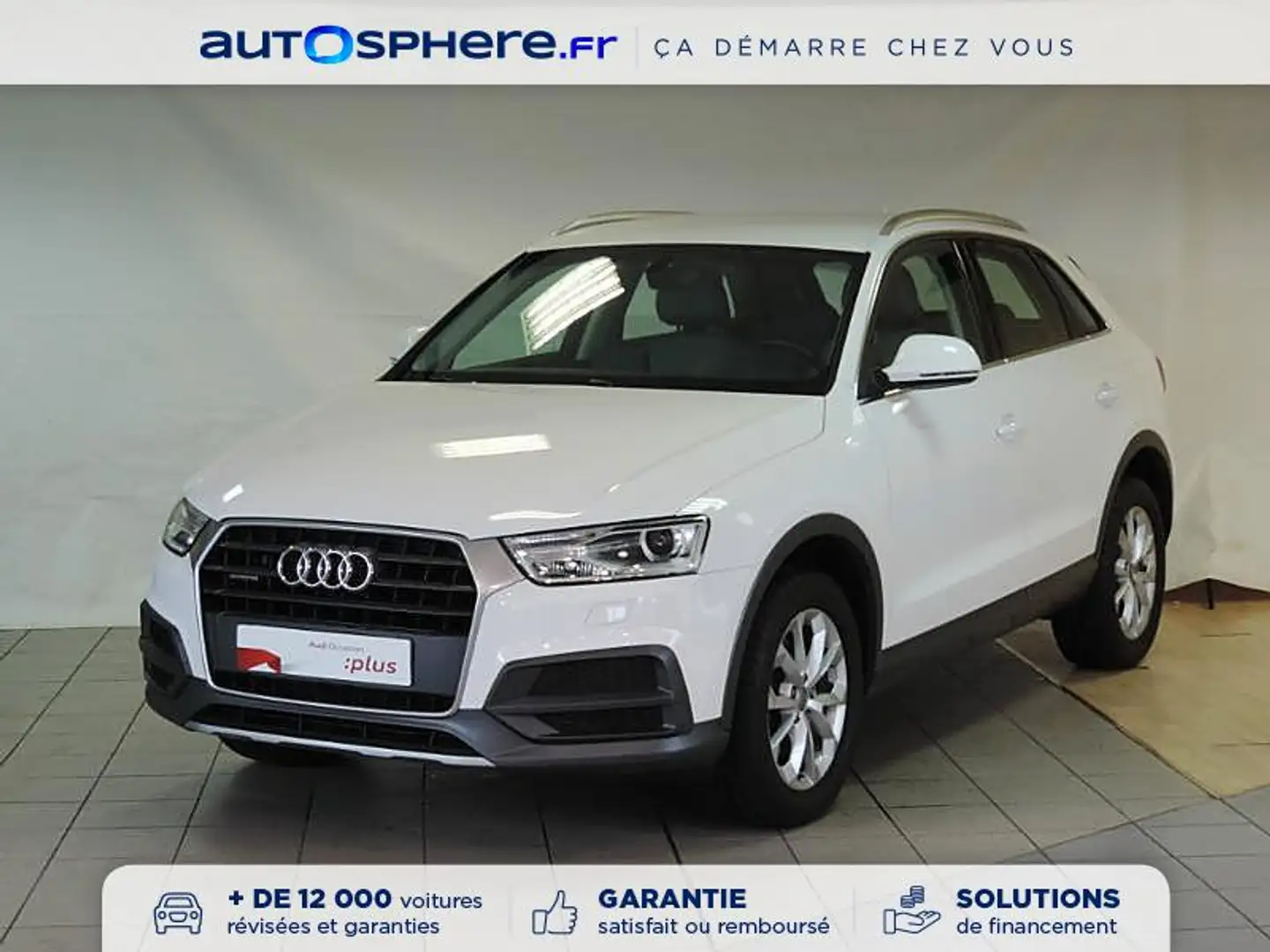 Audi Q3 2.0 TDI 150ch Ambiente quattro Weiß - 1