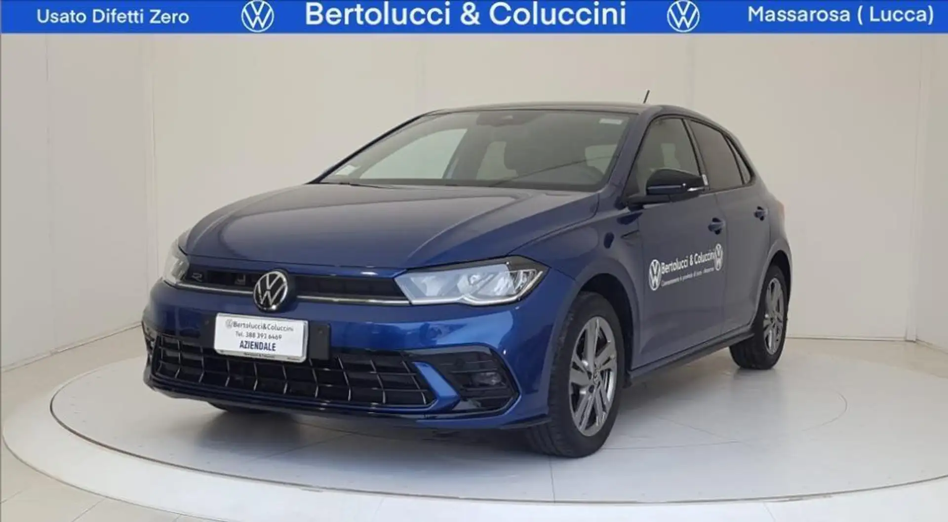 Volkswagen Polo 1.0 TSI R-Line Blau - 1