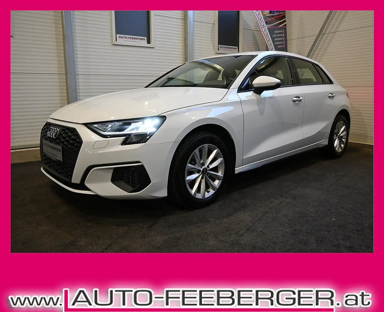 Audi A3 SB 30 TDI, Klimatronic, PDC, Digital Cockpit Weiß - 1