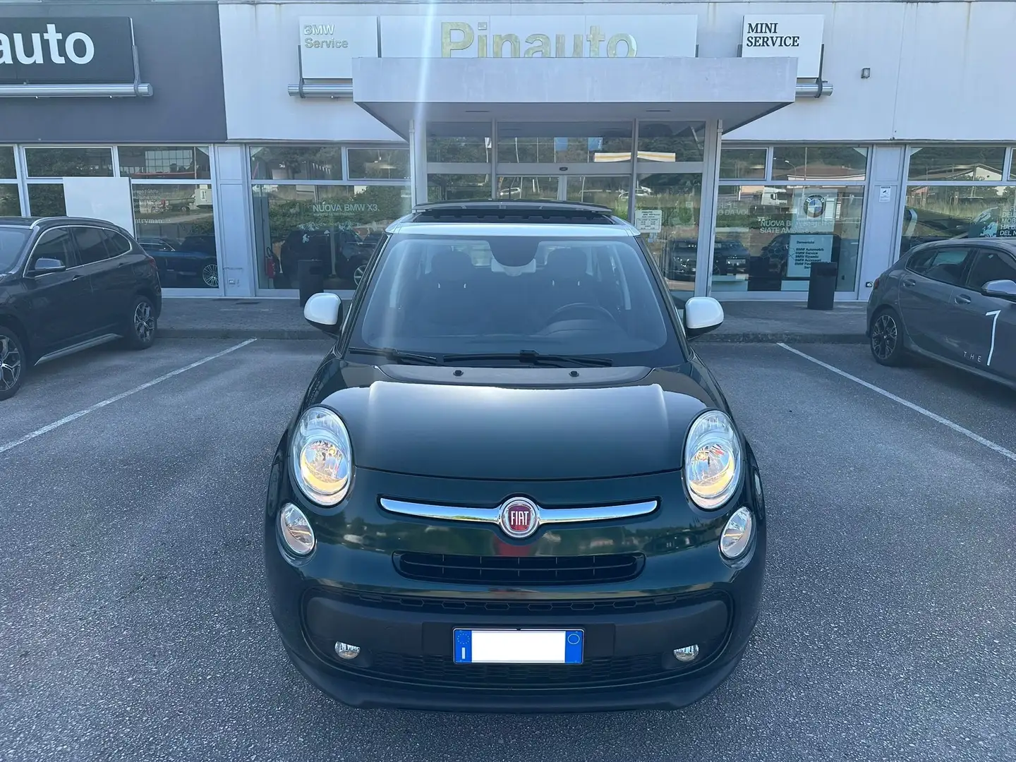 Fiat 500L 500L 2012 0.9 t.air natural power Lounge 80cv E6 Vert - 1