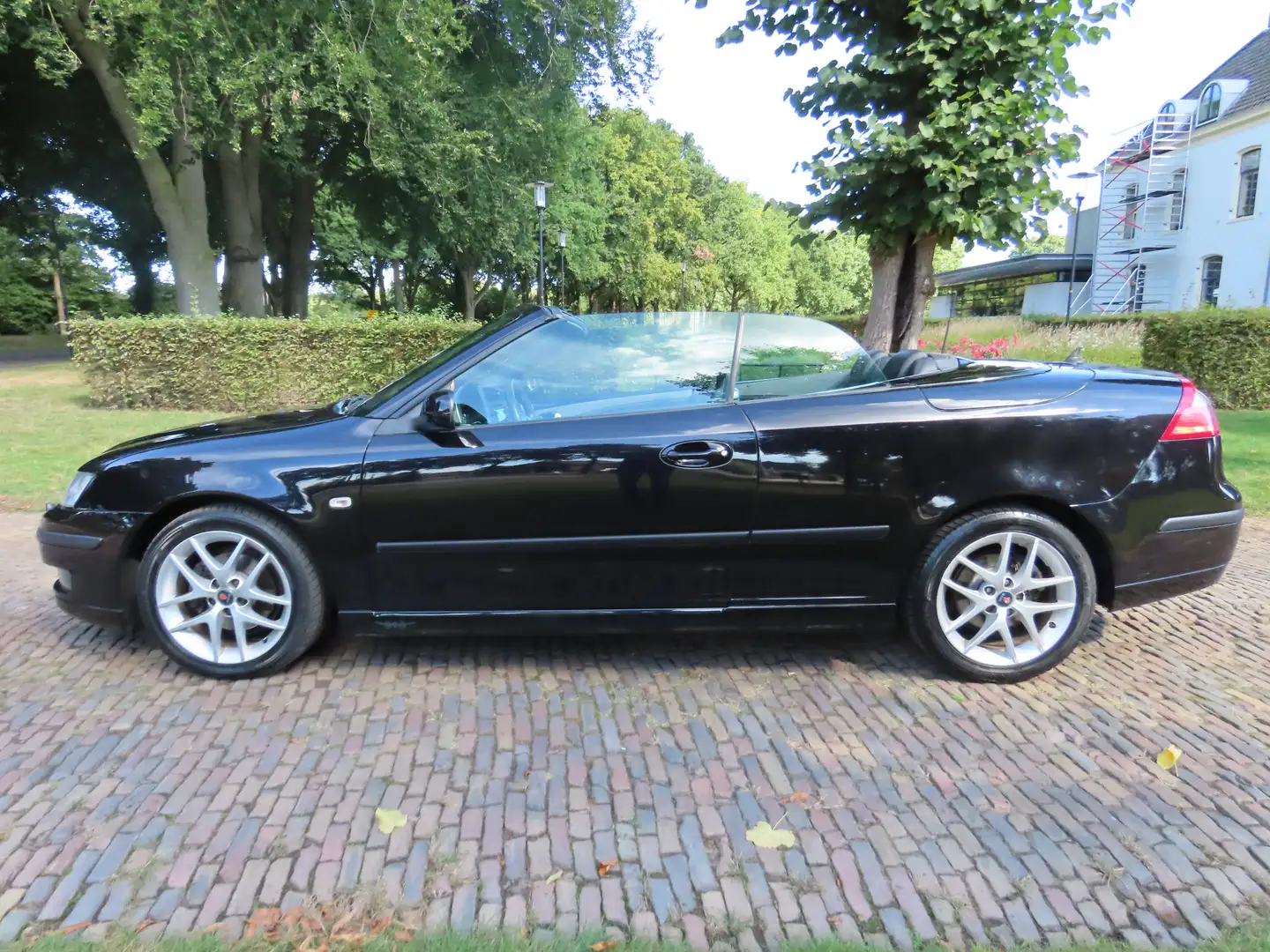 Saab 9-3 Cabrio 1.8t Vector 150 PK!! Ecc Cruisecontrol Leer Czarny - 2
