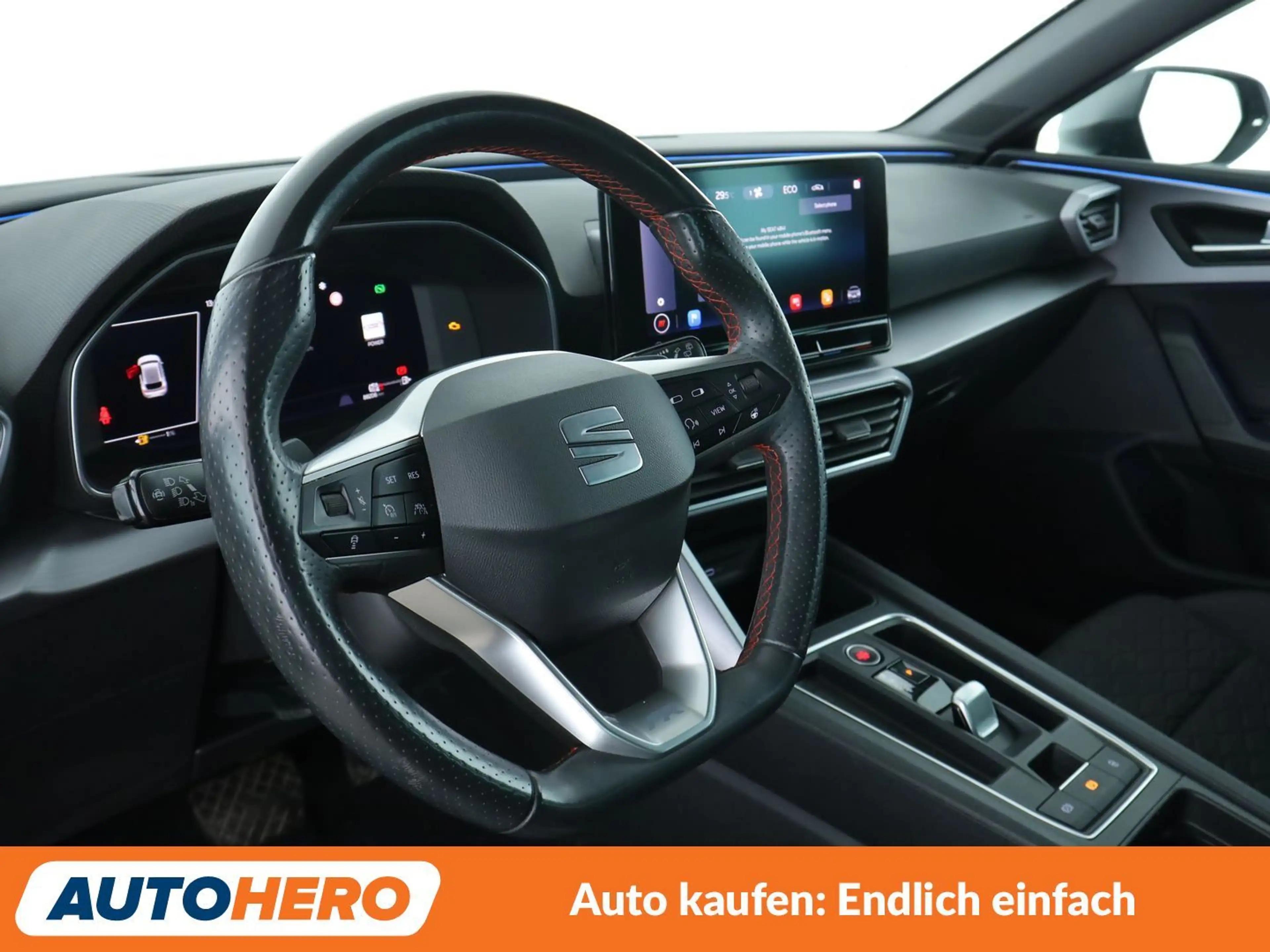SEAT Leon e-Hybrid 1.4 TSI e-HYBRID FR Aut.*NAVI*CAM*LED*ACC*PDC*SHZ* — photo 11