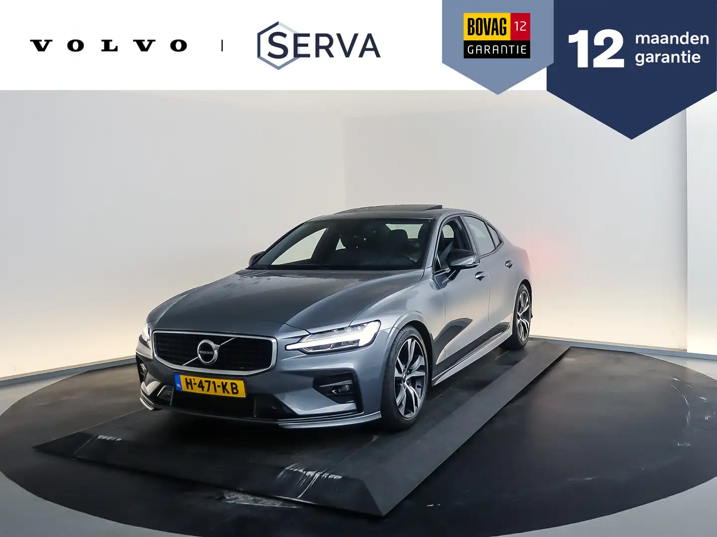 Volvo S60 T4 R-Design | Panoramadak | Parkeercamera | Stoel- Gris - 1