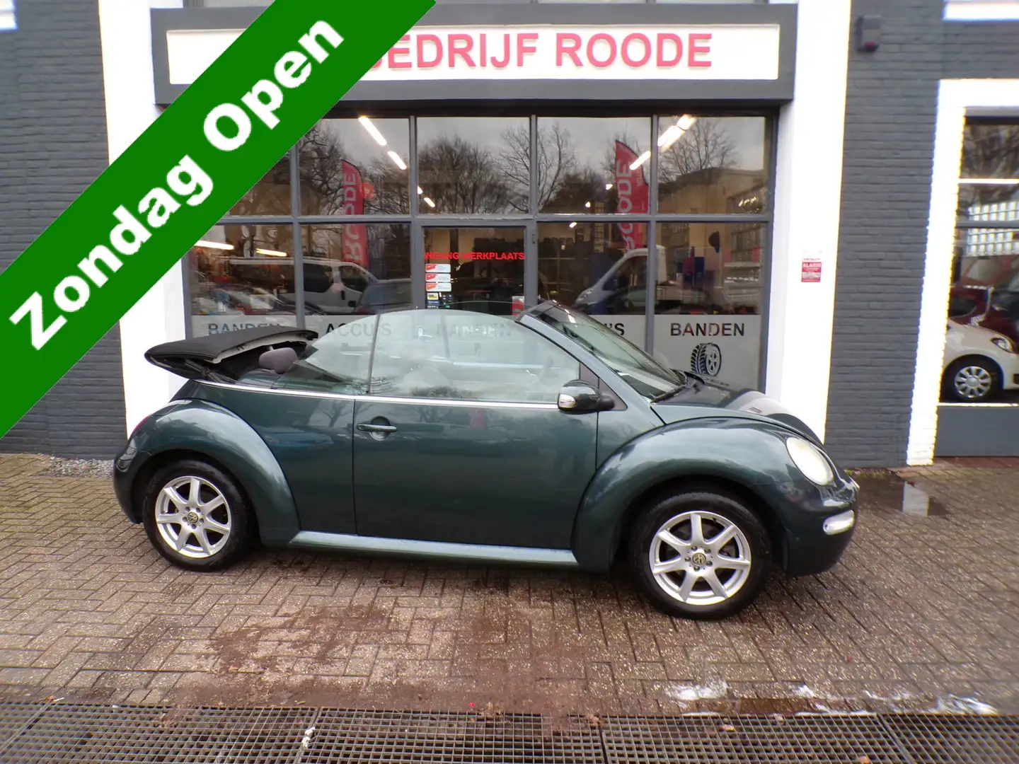 Volkswagen New Beetle Cabriolet 1.6 Turijn ZEER NETJES ,APK,NAP !!! ''ZO Grün - 1