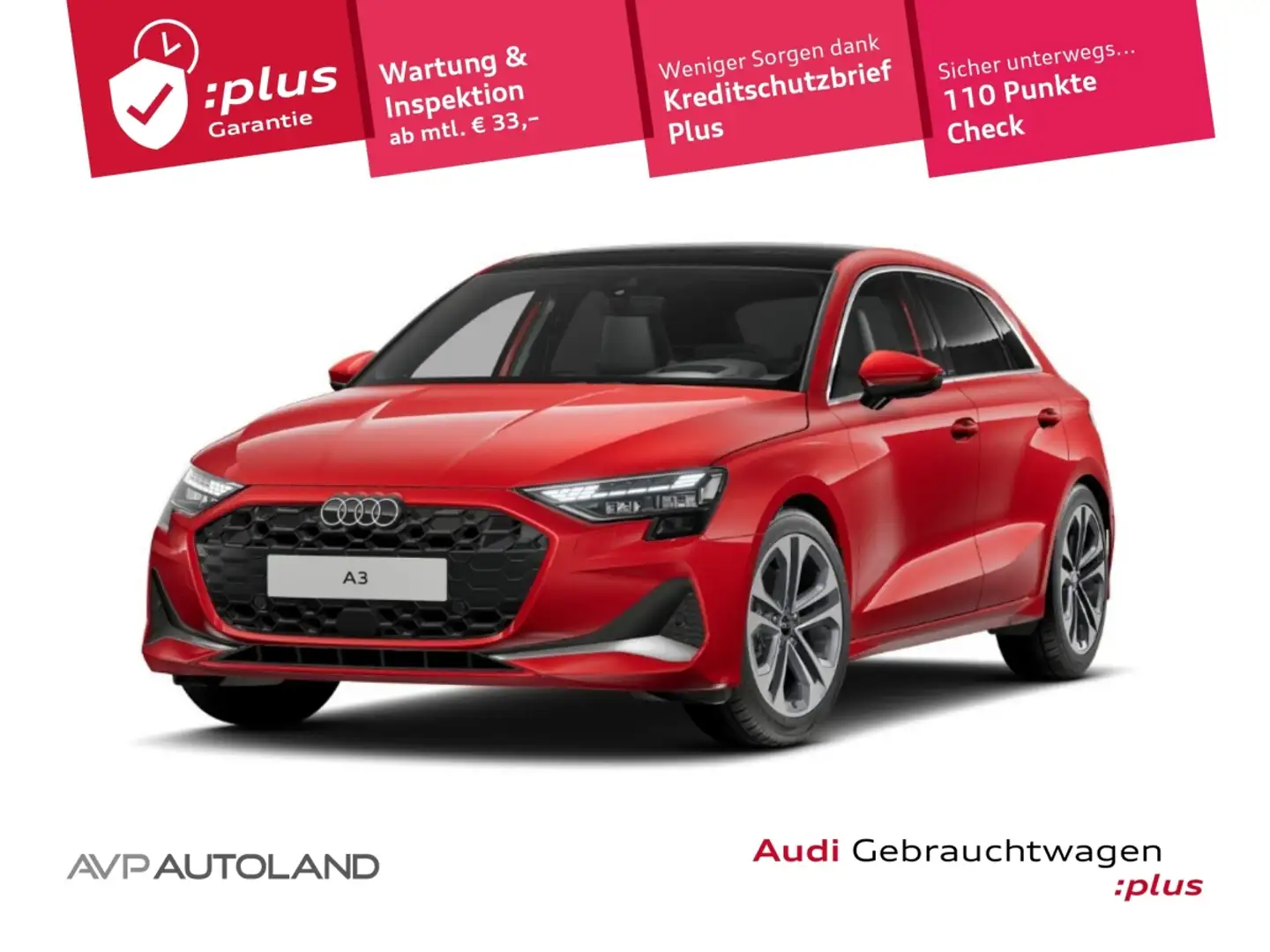 Audi A3 Sportback 30 TFSI advanced Rot - 1