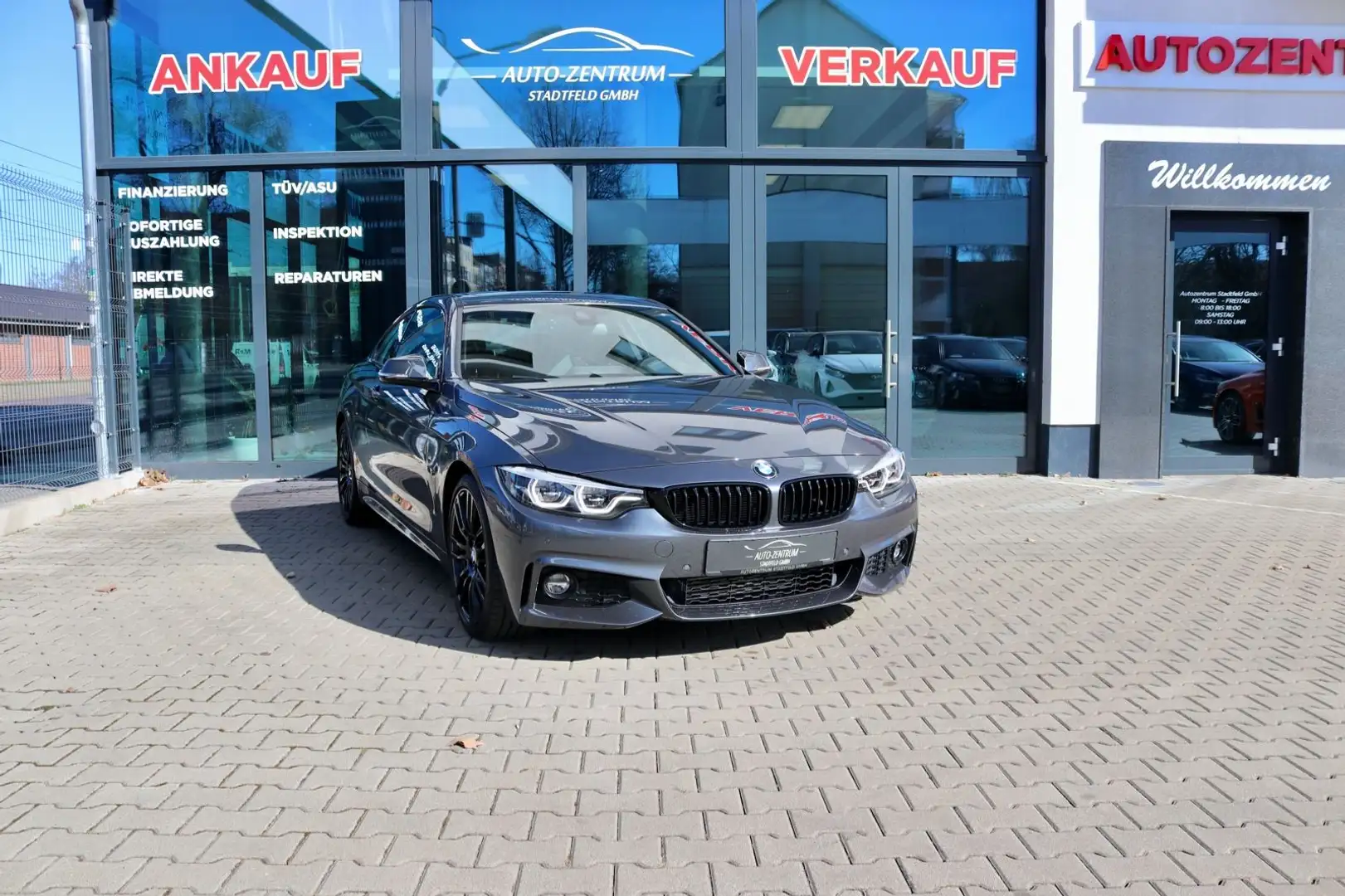 BMW 420 d Coupe M Sport Coupe Shadow-Line Head-Up Grau - 1