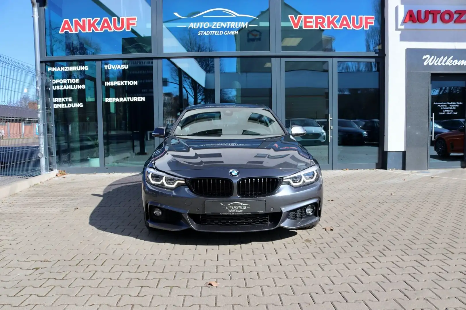 BMW 420 d Coupe M Sport Coupe Shadow-Line Head-Up Grau - 2