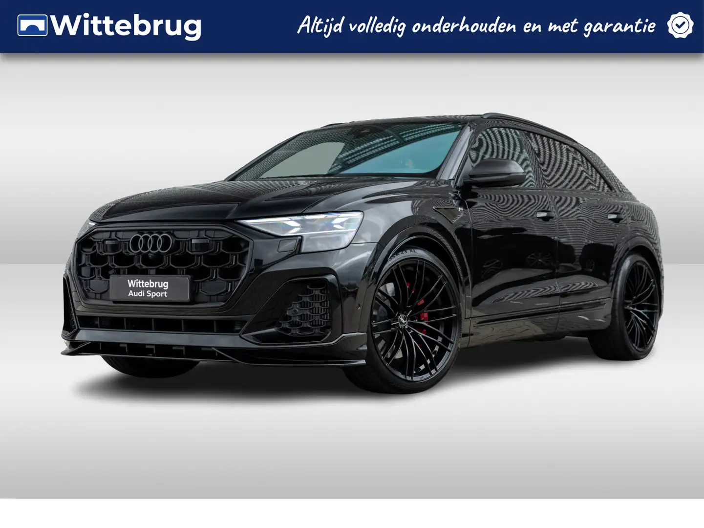 Audi Q8 60 TFSI e 557pk quattro ABT S Line | Nieuw 189k | Schwarz - 1