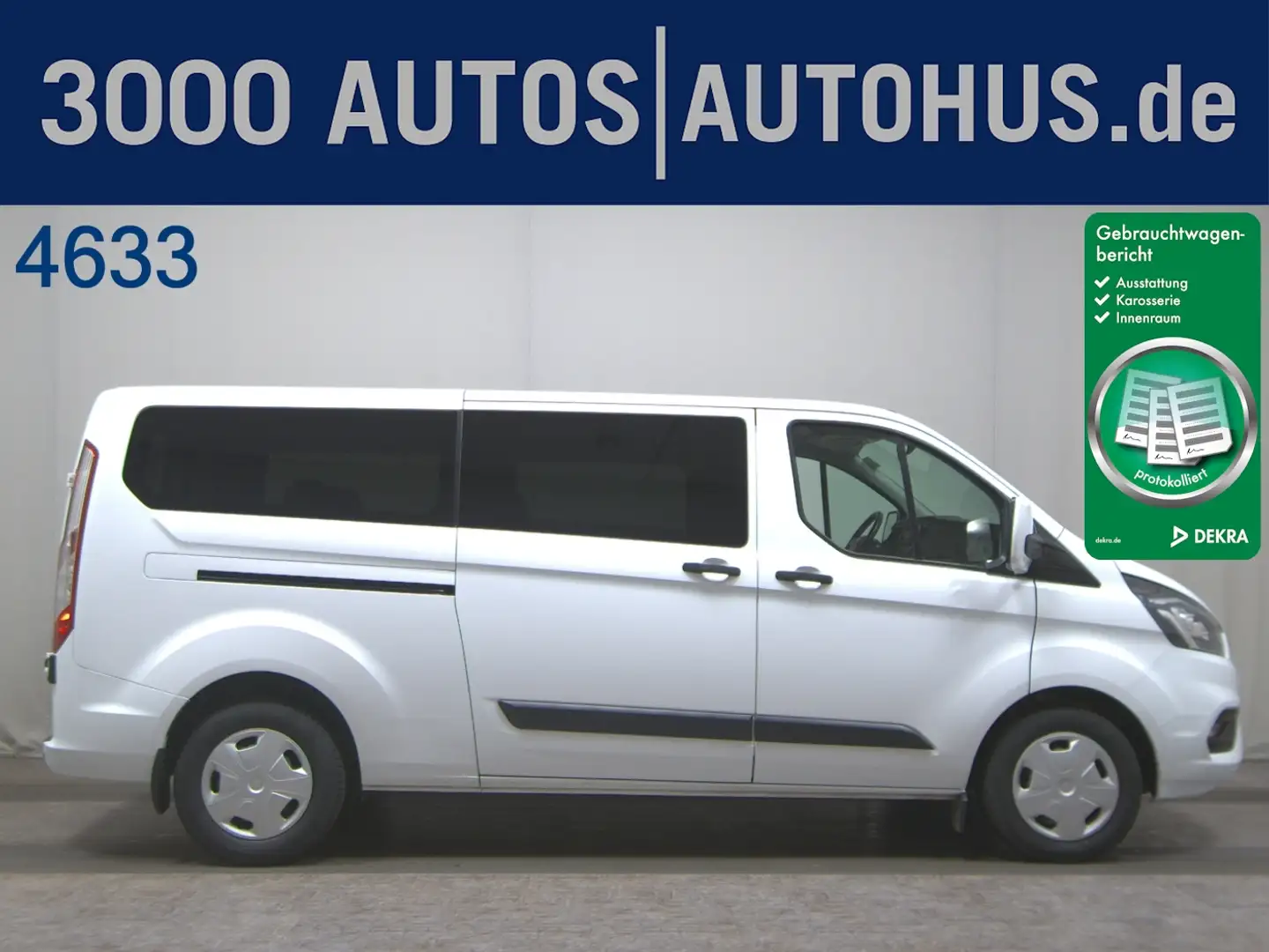 Ford Transit Custom 2.0 TDCi Trend 9-Sitze PDC Shz Weiß - 1