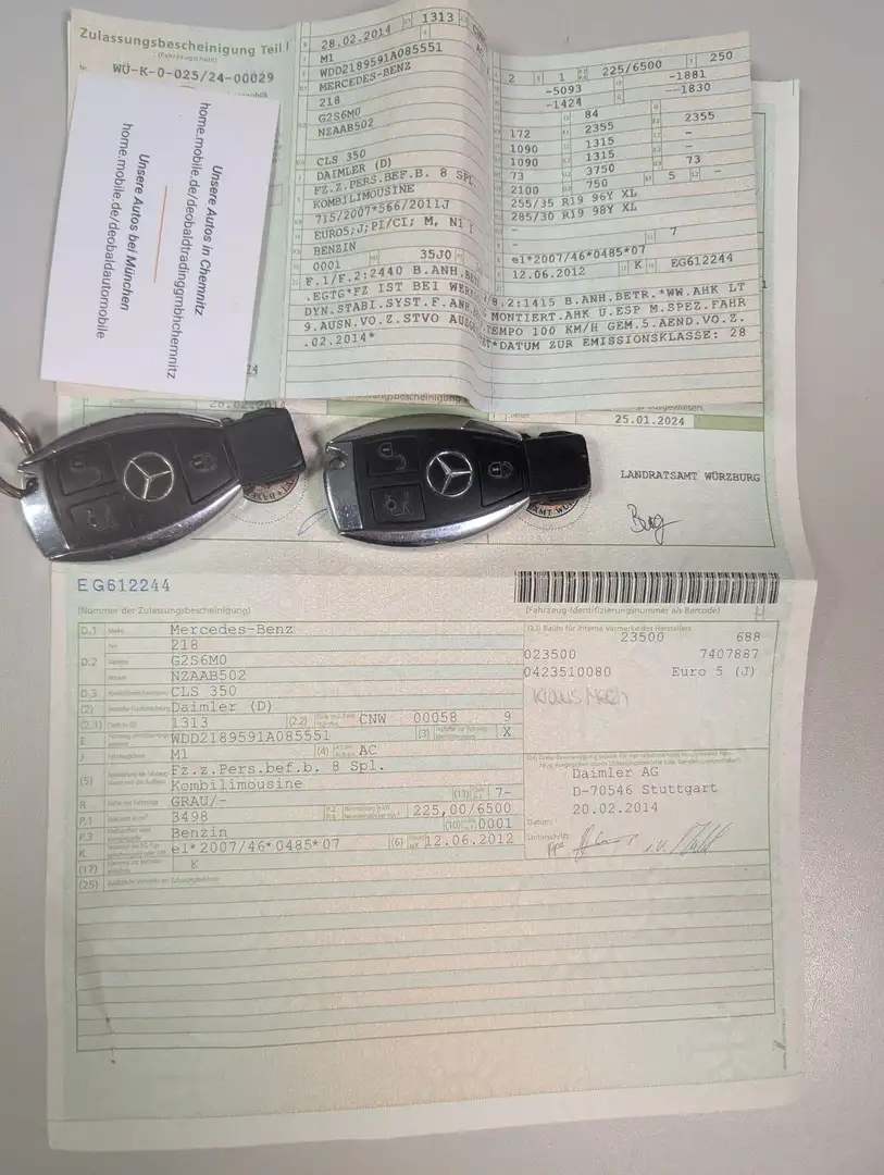 Mercedes-Benz Sonstige 3.5 V6 CGI Motor läuft unrund Grau - 2