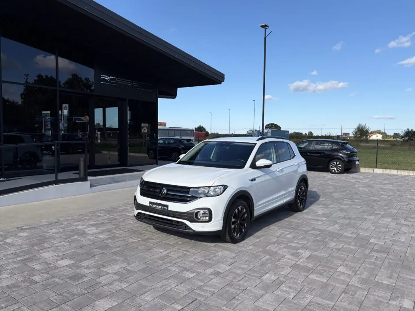 Volkswagen T-Cross 1.0 TSI R-LINE Sport ANCHE NEOPATENTATI Bianco - 2