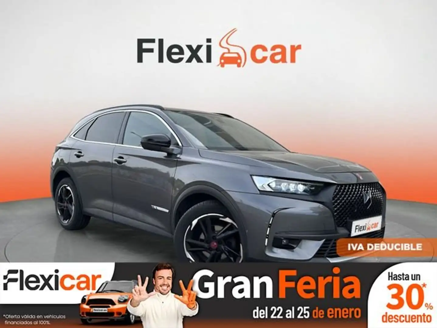DS Automobiles DS 7 Crossback 2.0BlueHDi Performance Line Aut. Gris - 1