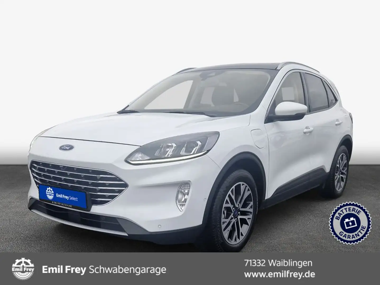 Ford Kuga 2.5 Duratec PHEV TITANIUM Wit - 1