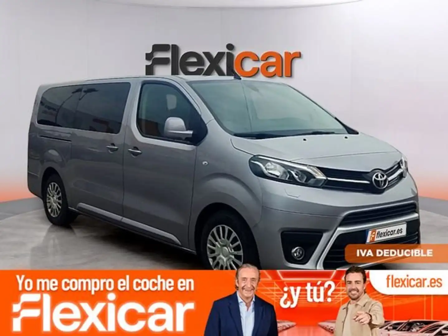 Toyota Proace 1.5D 120CV VX SHUTTLE 2PL 2PT L2 Gris - 1
