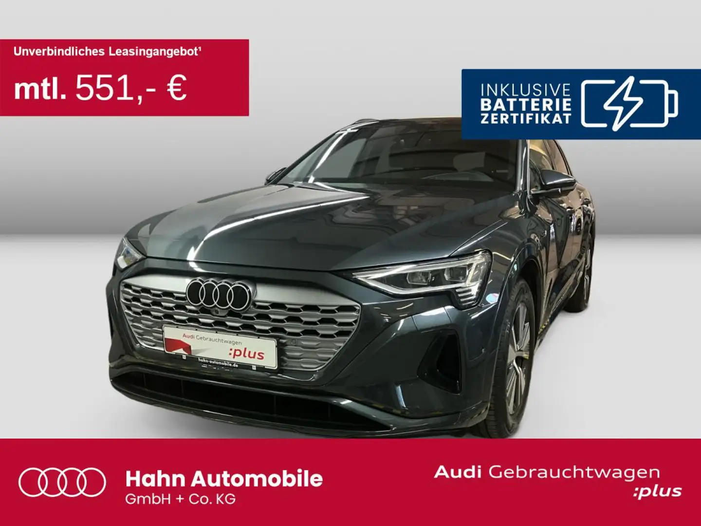 Audi Q8 e-tron 55 quattro advanced HUD Matrix AHK ACC Grau - 1