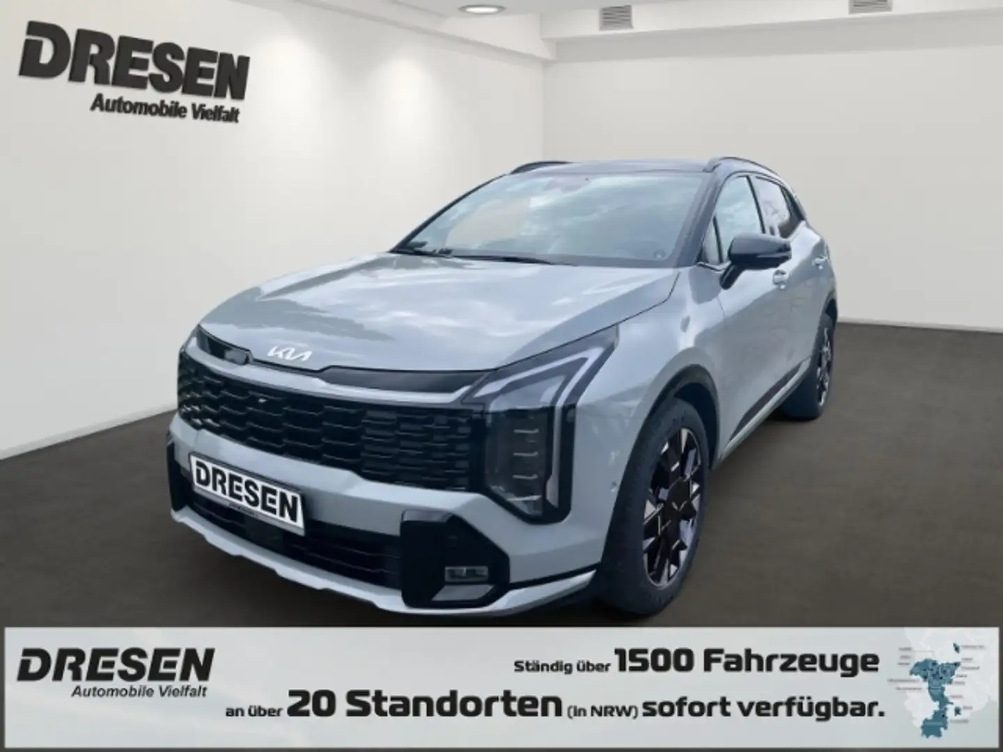 Kia Sportage GT-Line 1.6 GLASDACH,HEAD-UP,360°KAMERA,SITZHZG,NA Gris - 1