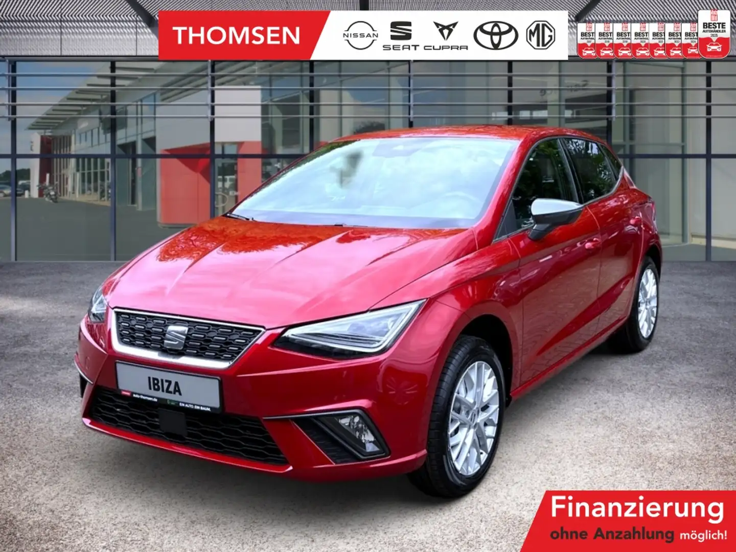 SEAT Ibiza Xcellence 1.0 TSI LED Navi Virtual Kam. LM Rot - 1